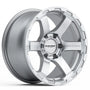 Black Rock Grip Silver Machined