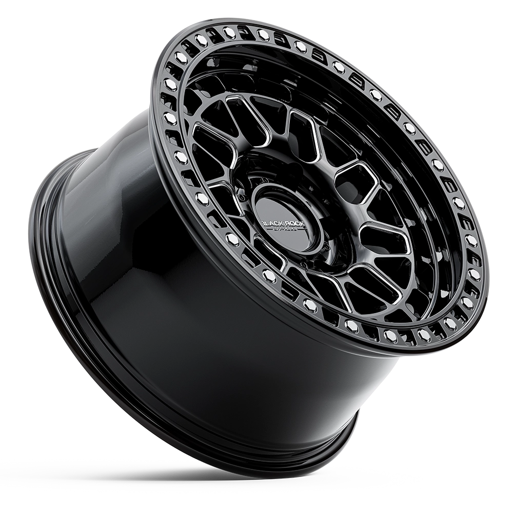 Black Rock Fury Gloss Black Milled