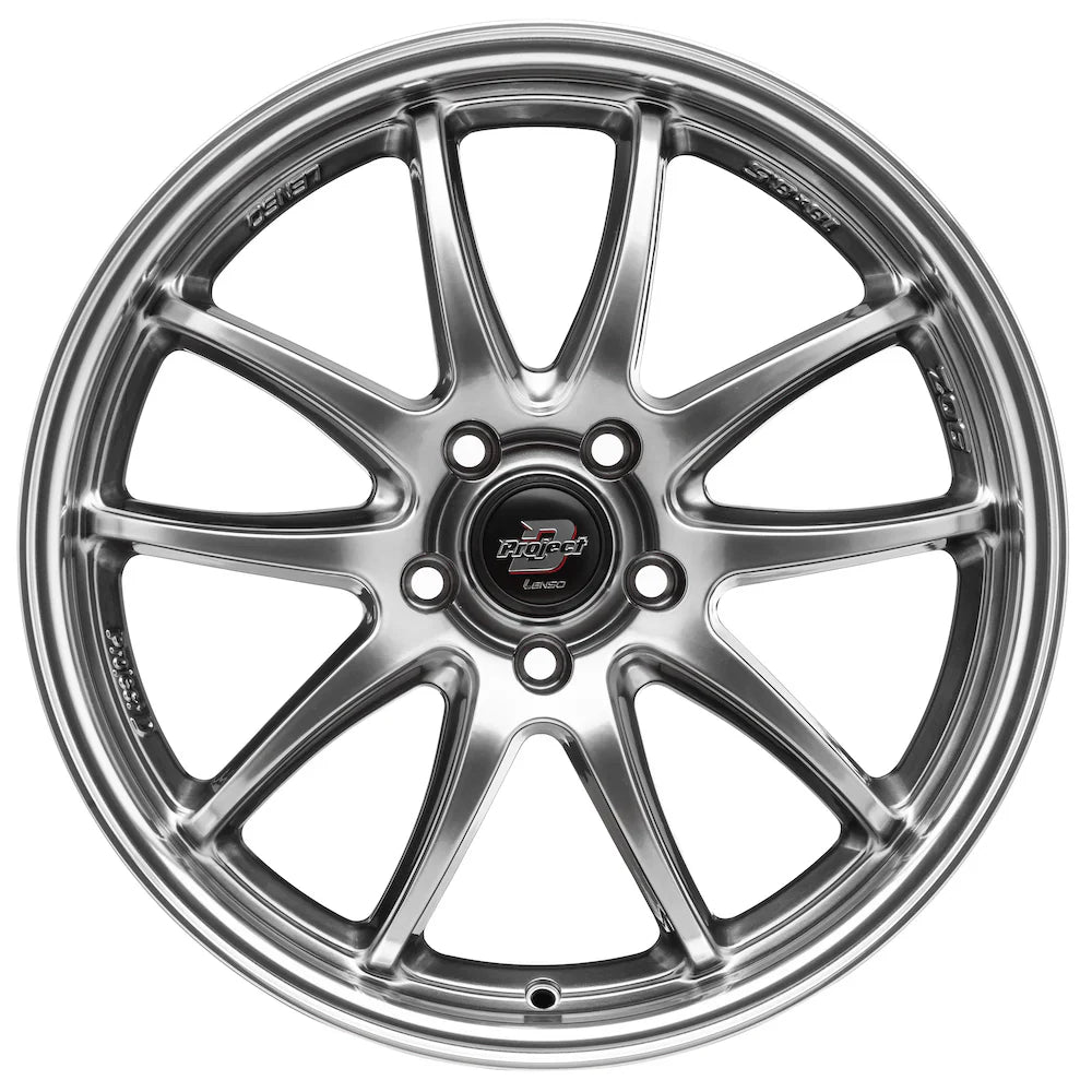 Lenso 90-Z Wheel Hyper Black Mirror Lip image 2