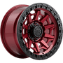 Black Rock Cage Illusion Red With Black Ring