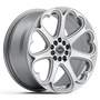 GT Form Hearts Silver Machined