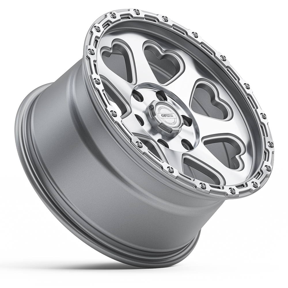 GT Form Hearts SUV Silver Machined
