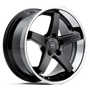 GT Form Legacy Gloss Black Chrome Lip