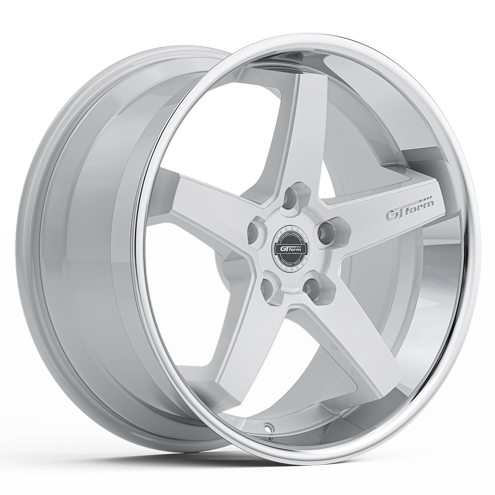 GT Form Legacy Gloss White Chrome Lip