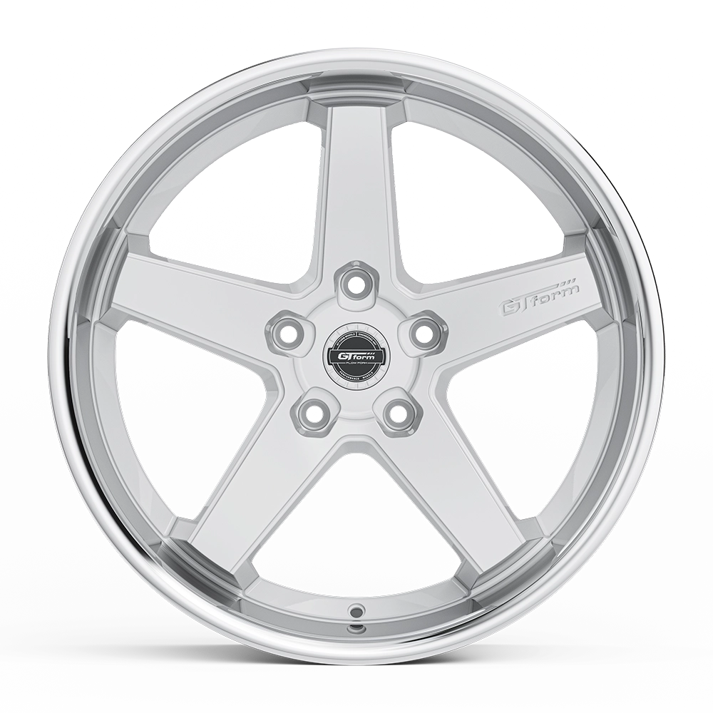 GT Form Legacy Gloss White Chrome Lip