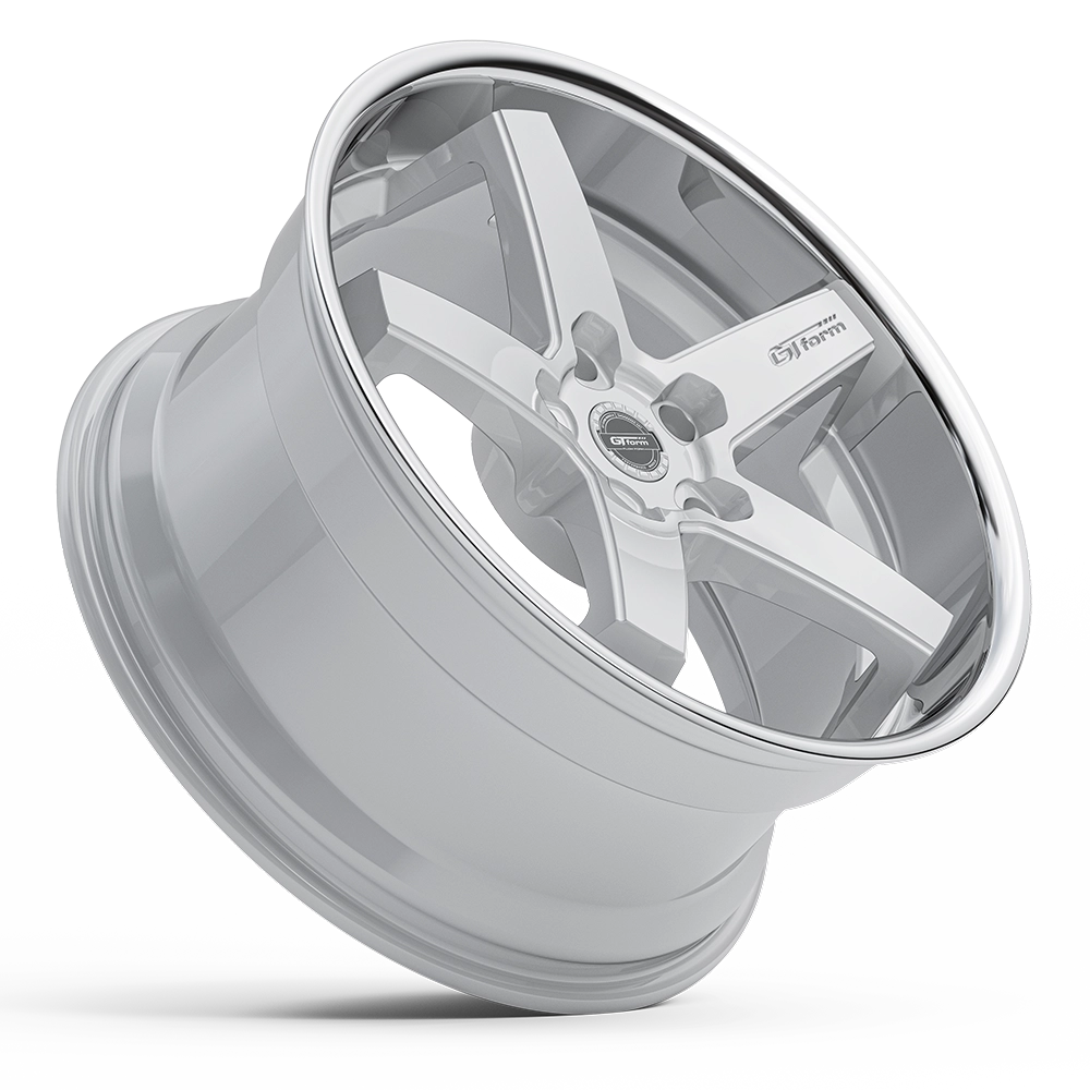 GT Form Legacy Gloss White Chrome Lip