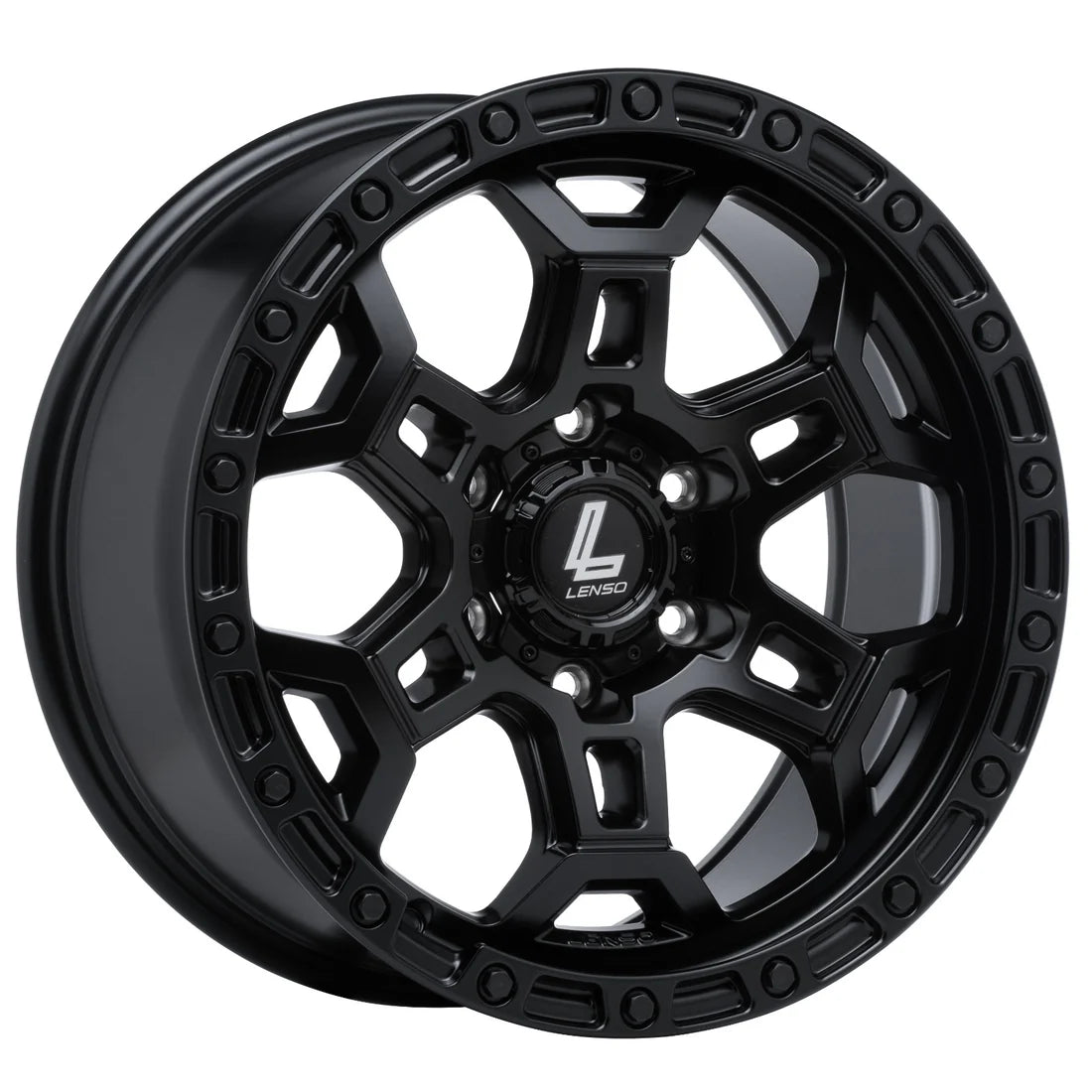 Lenso Argo Wheel Satin Black image 1
