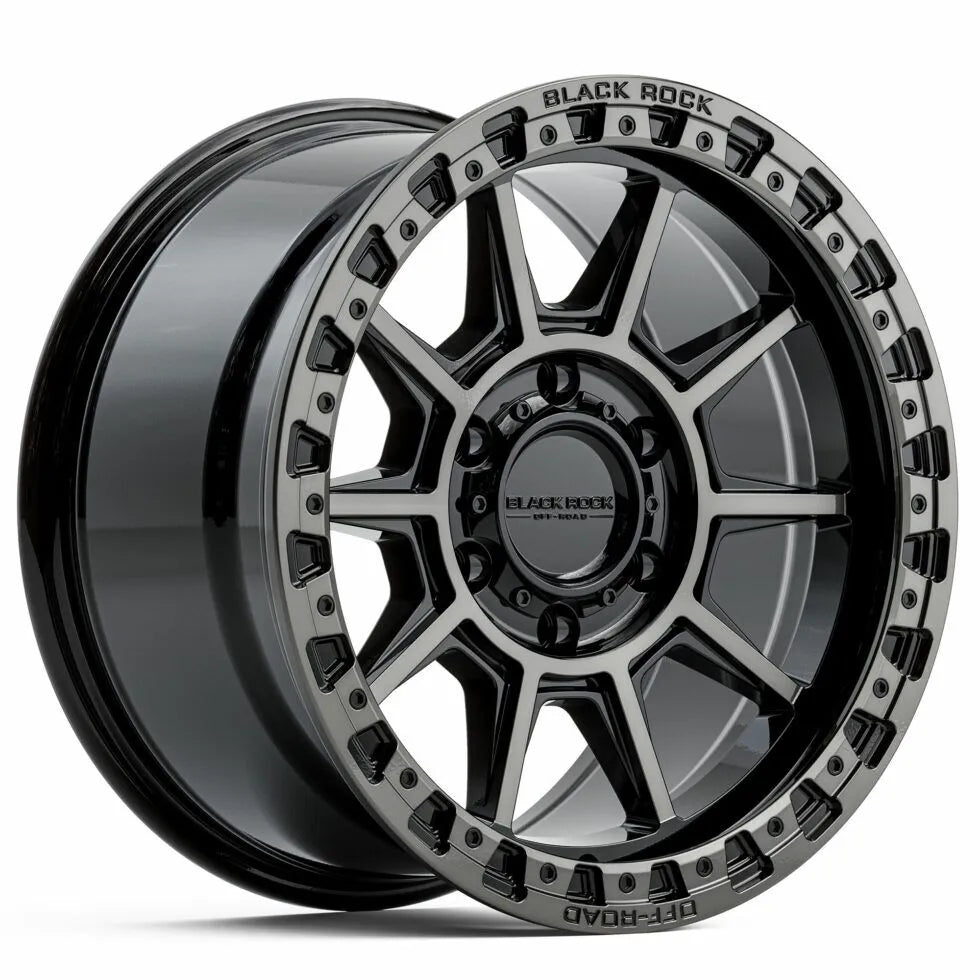 Black Rock Gunner Gloss Black Dark Tint