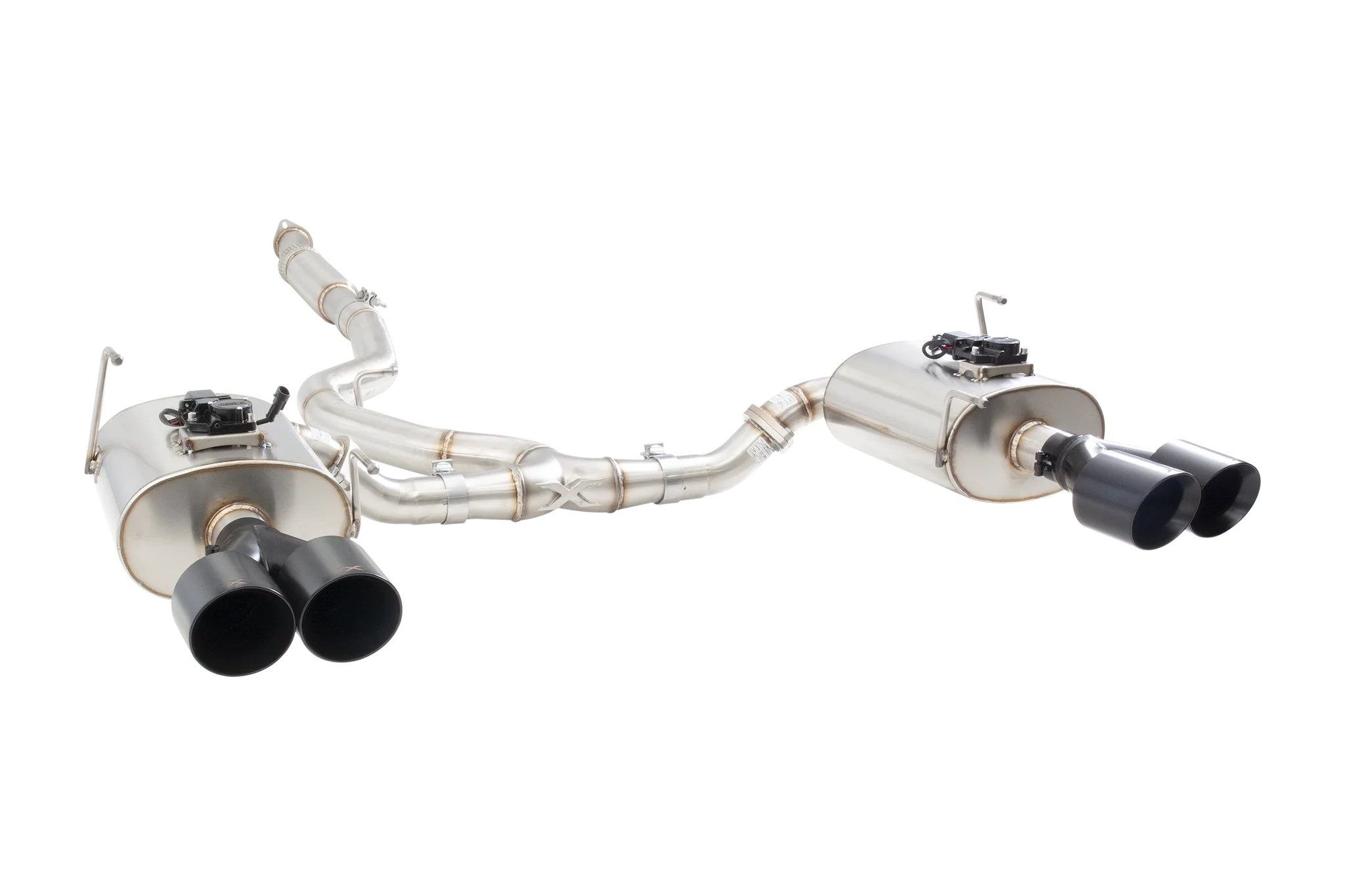 Subaru WRX / STI G3 VA Sedan Varex WR Valved Cat Back Exhaust with Black Tips