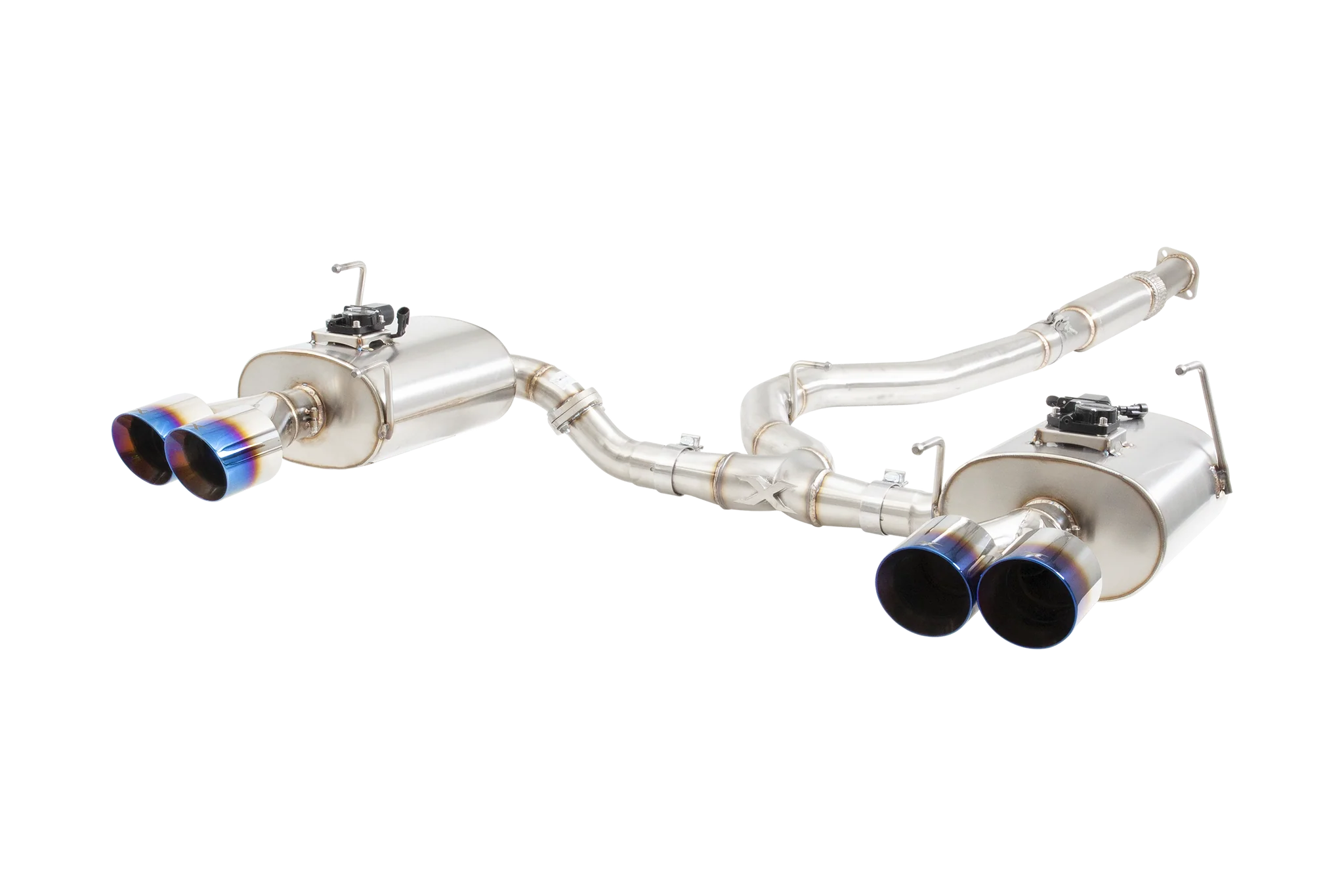 Subaru WRX / STI G3 VA Sedan Varex WR Valved Cat Back Exhaust with Burnt Blue Tips