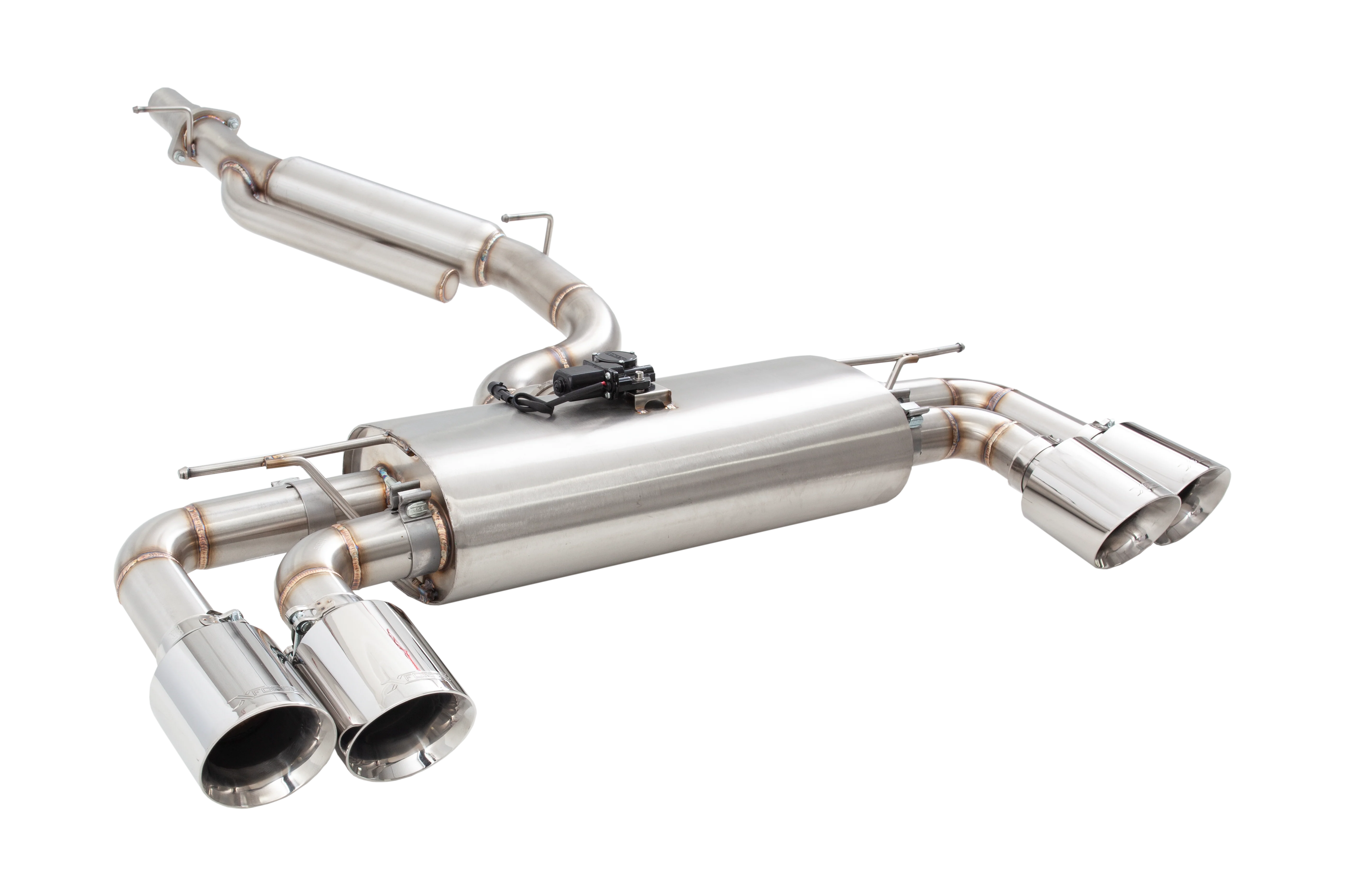 VW Golf R MK7.5 Varex Valved Cat Back Exhaust System