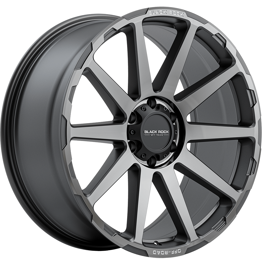 Black Rock Blade Matte Grey with Grey Tint