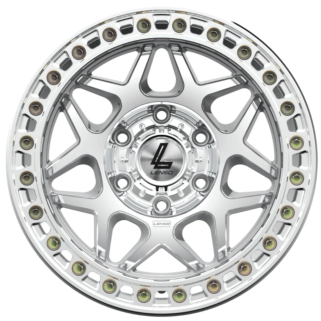 Lenso Amada (Beadlock) Wheel Full Polished image 2