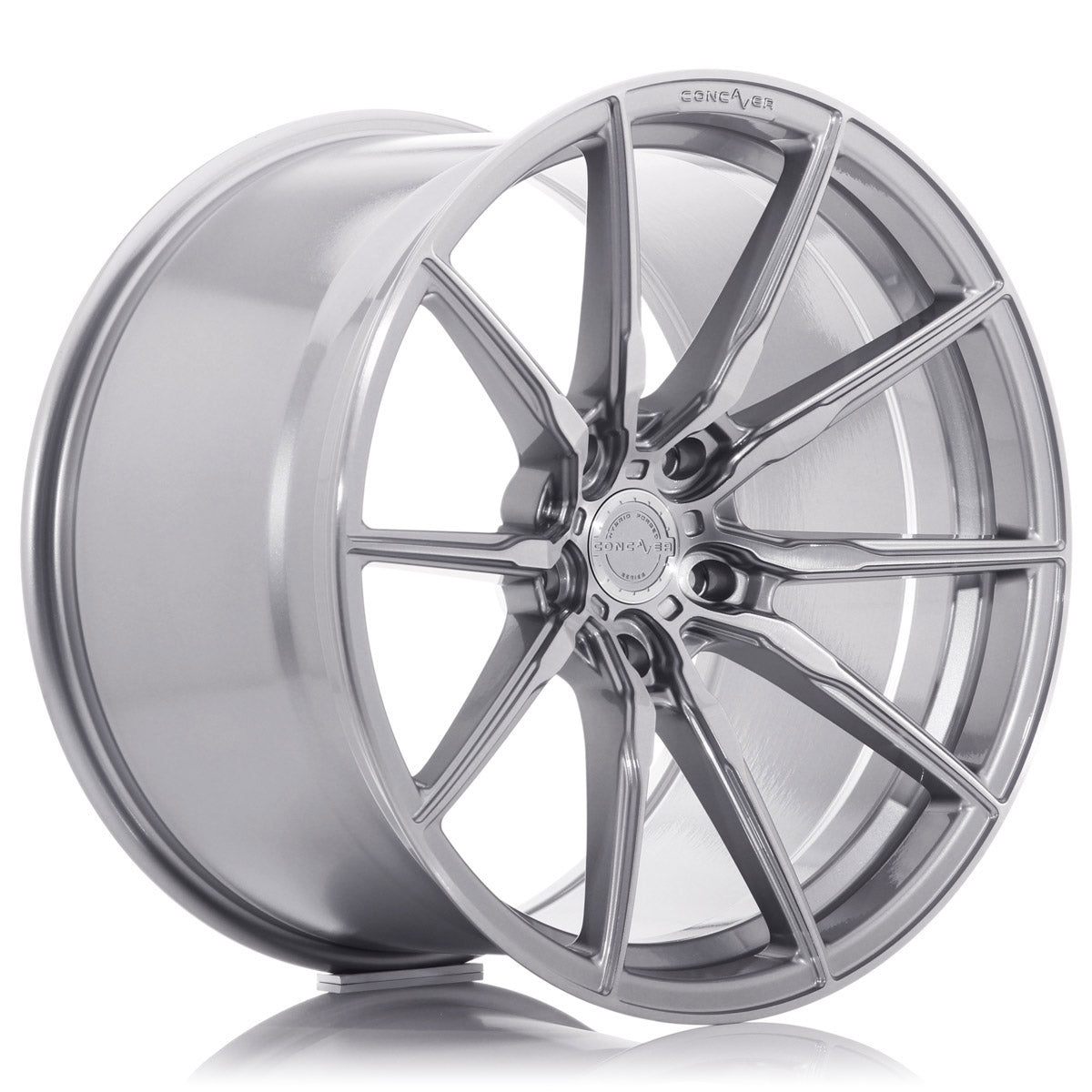 Concaver CVR4 wheel, brushed titanium finish