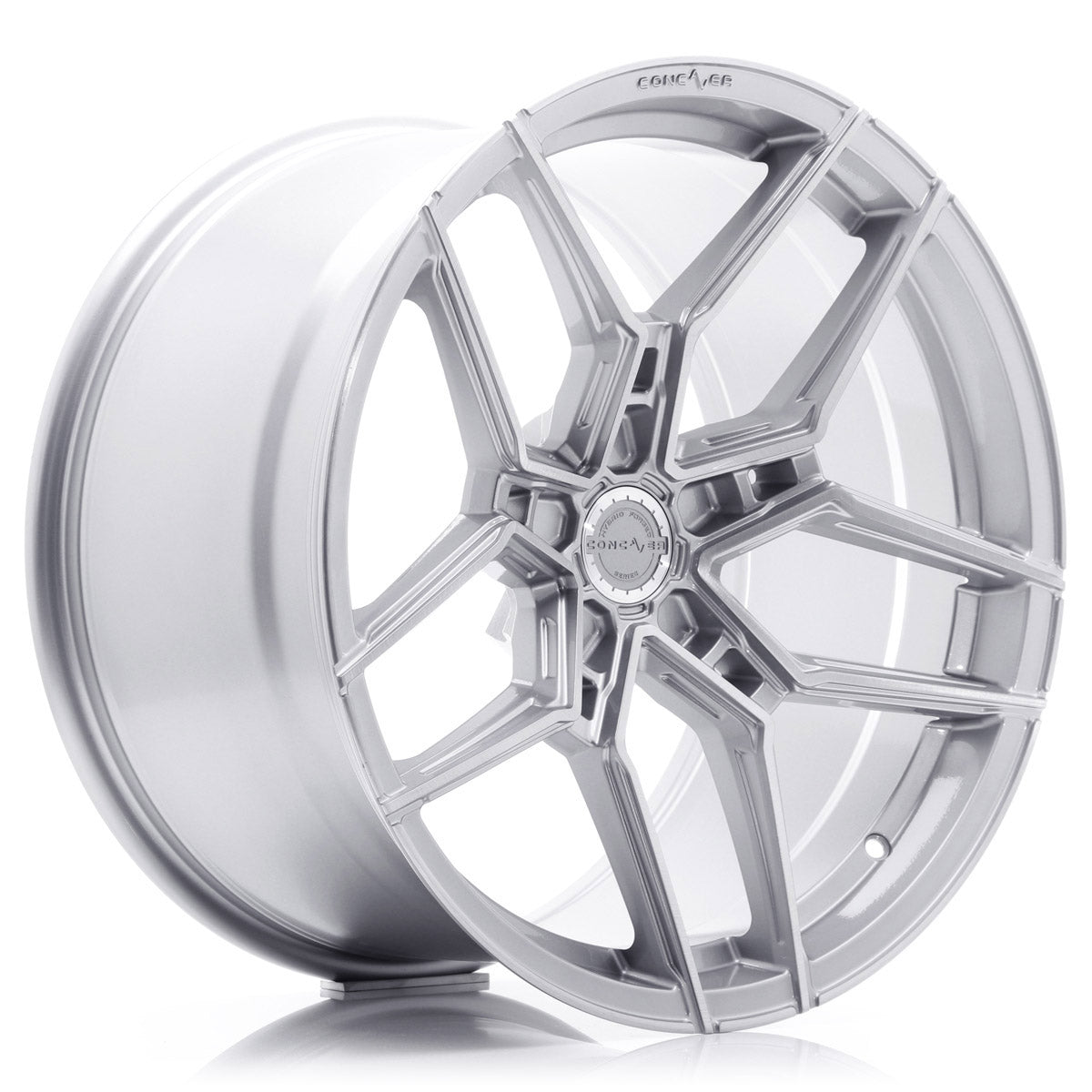 Concaver CVR5 wheel, brushed titanium finish