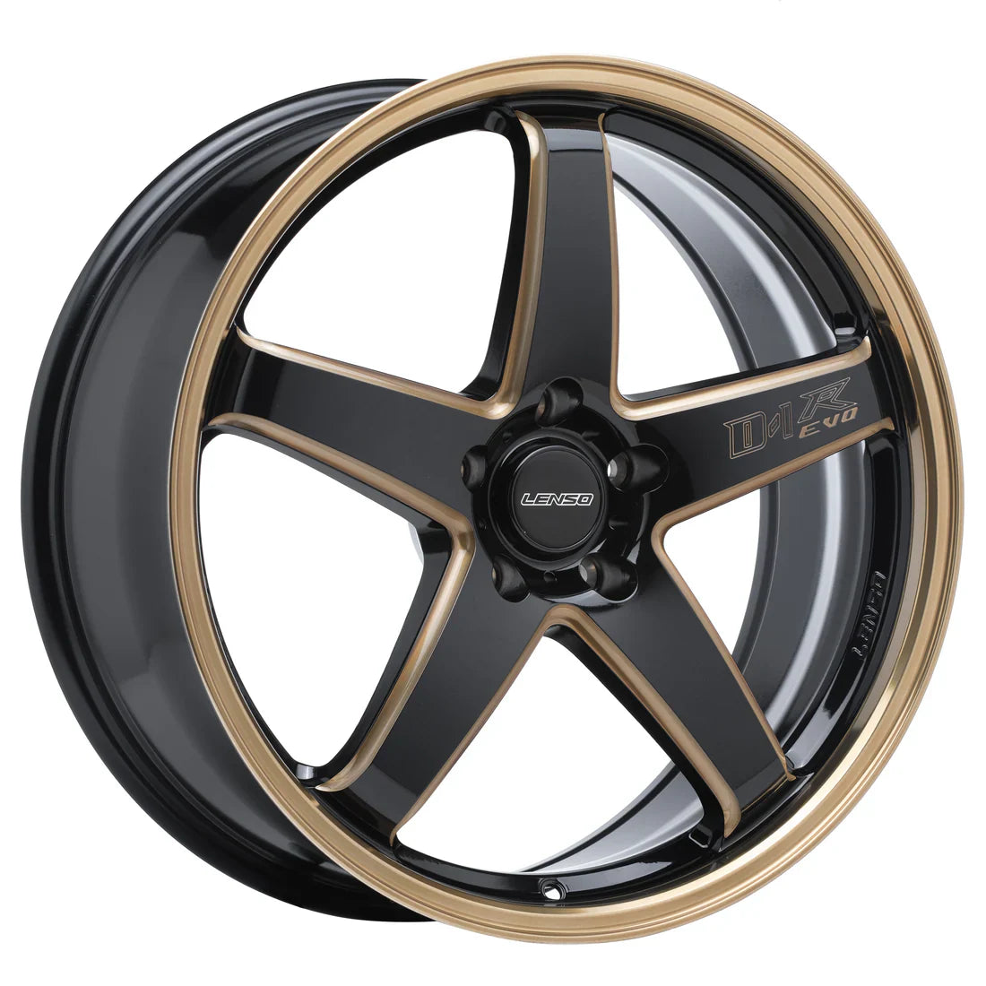 Lenso D-1R Evo Wheel Hyper Silver Mirror Lip image 3