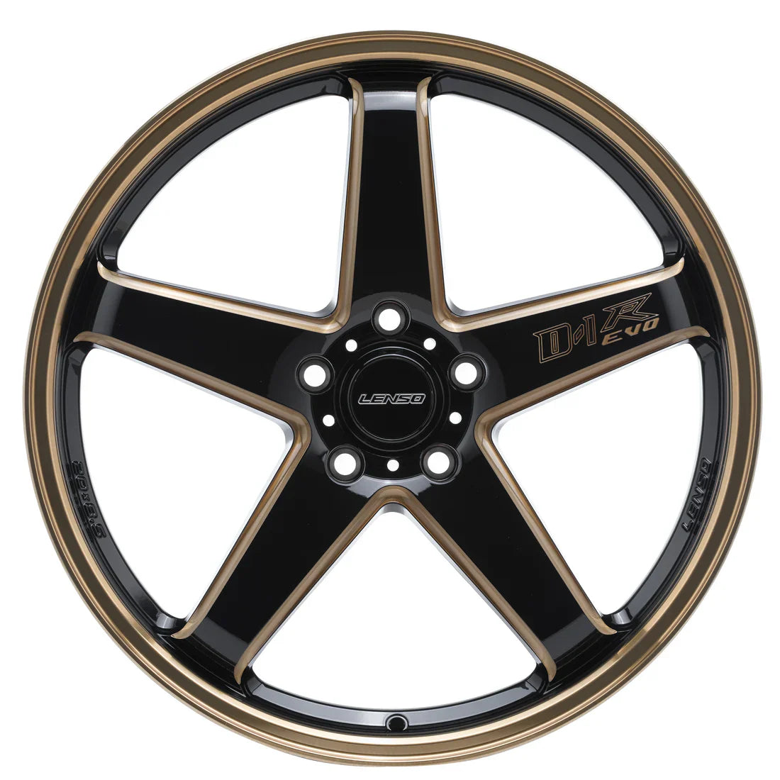 Lenso D-1R Evo Wheel Hyper Silver Mirror Lip image 4