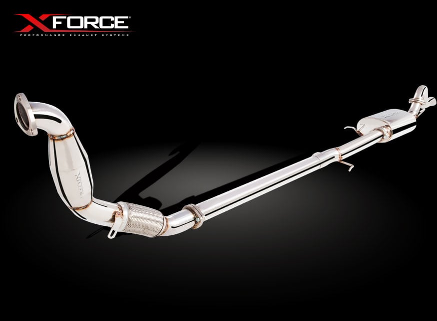 XForce Mitsubishi Triton 2.5L TD Turbo Back Exhaust with Cat Converter