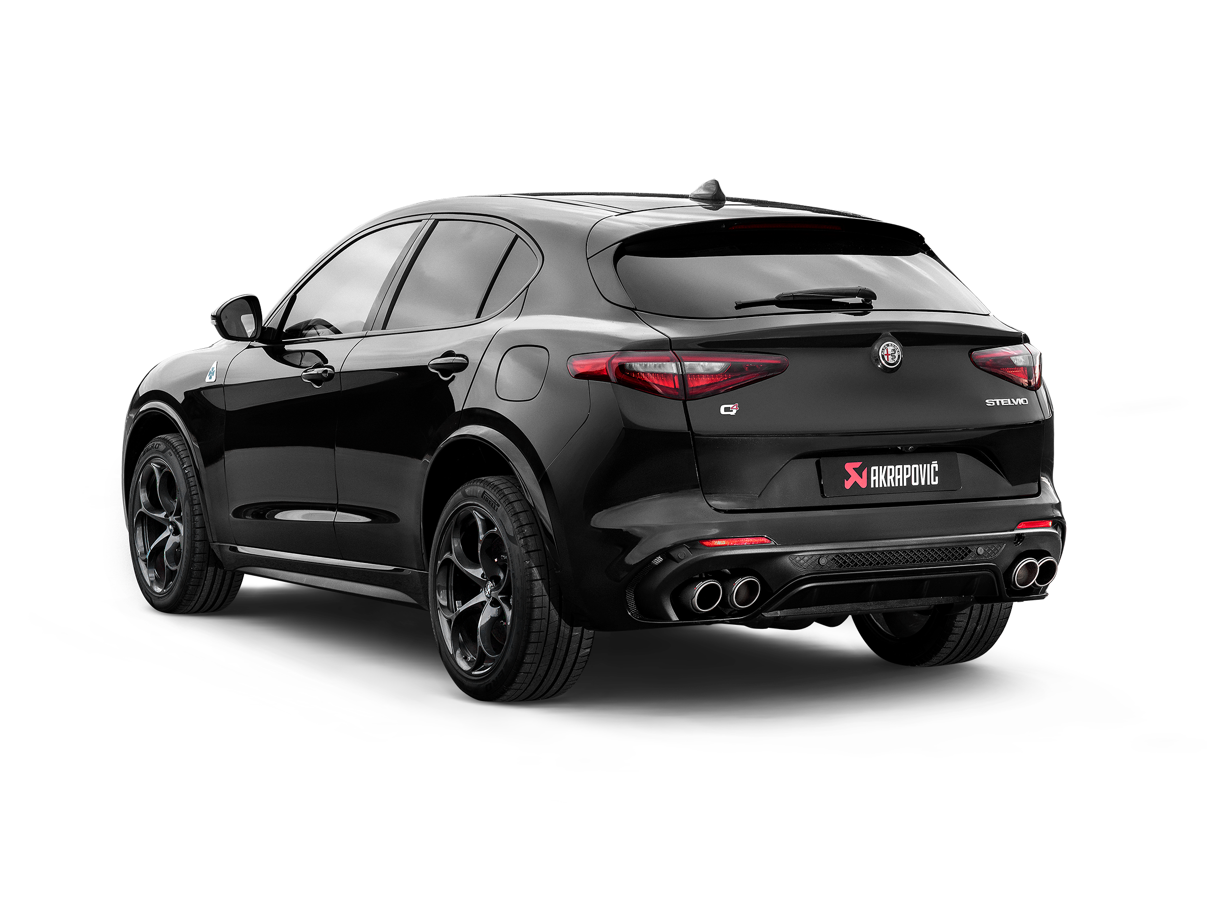 Akrapovič Exhaust System for Alfa Romeo Stelvio Quadrifoglio